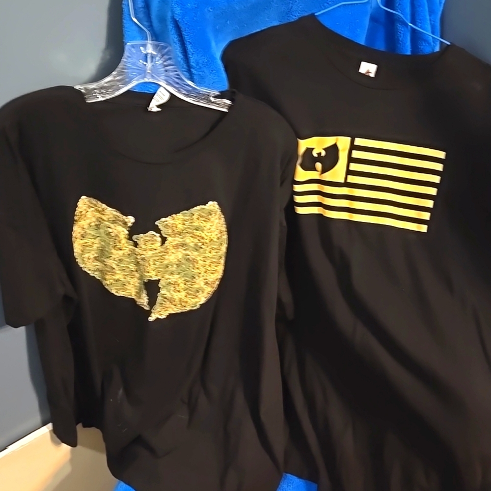 Pair of Wu-Tang shirts